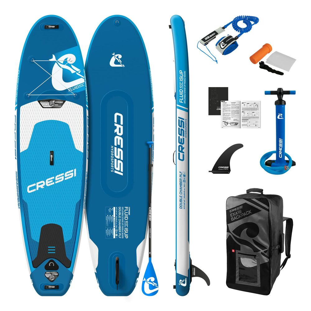 Tabla Paddle Surf Cressi-Sub Fluid 10,2”.NA021020 Blue