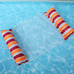 Foldable Floating Water Hammock Float Lounger Inflatable Pool mat