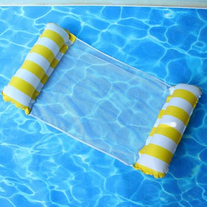 Foldable Floating Water Hammock Float Lounger Inflatable Pool mat