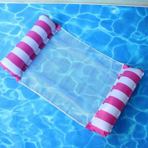 Foldable Floating Water Hammock Float Lounger Inflatable Pool mat