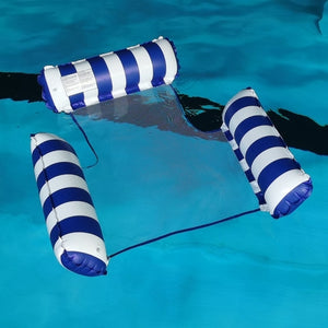 Foldable Floating Water Hammock Float Lounger Inflatable Pool mat