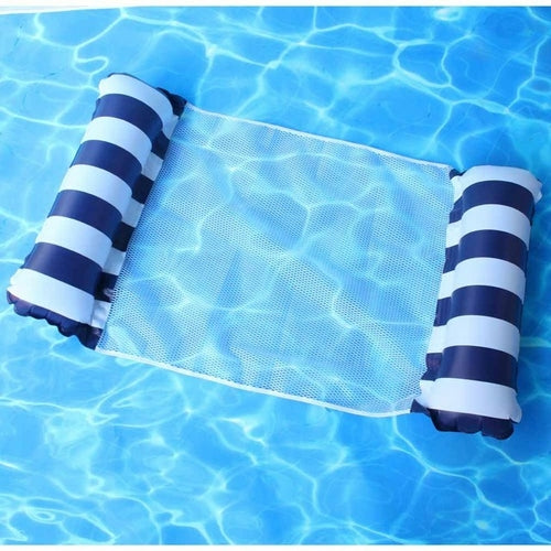 Foldable Floating Water Hammock Float Lounger Inflatable Pool mat