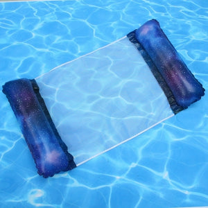 Foldable Floating Water Hammock Float Lounger Inflatable Pool mat