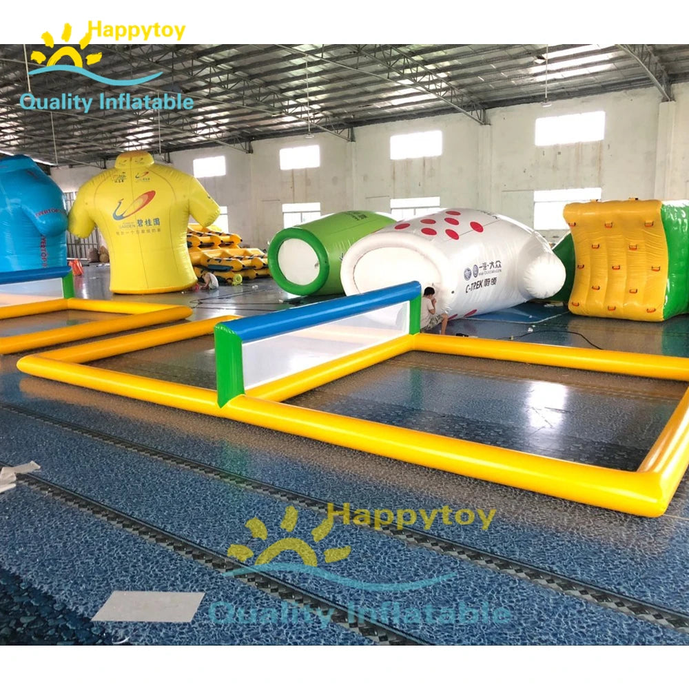 Water Play Sport Games Inflatable Floating Water Volleyball Court