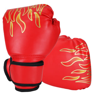 1 Pair Boxing Glove Leather Kickboxing Protective Glove Kids Children