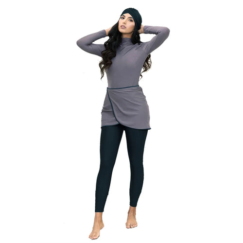 YONGSEN 2022 Modest Plus Size Burkinis Muslim Women Swimwear Swimsuit