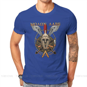 Ancient Greeks Spartan Molon Lable TShirt Men Alternative Large Casual