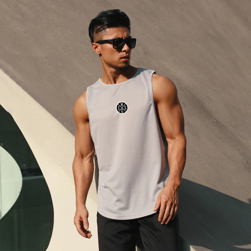 Bodybuilding Vest Men Sports Tank Top Men Gym Clothing Fitness Workout