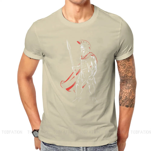 Ancient Greeks Spartan Cool T Shirt Men Ofertas Crewneck Tshirt Cotton