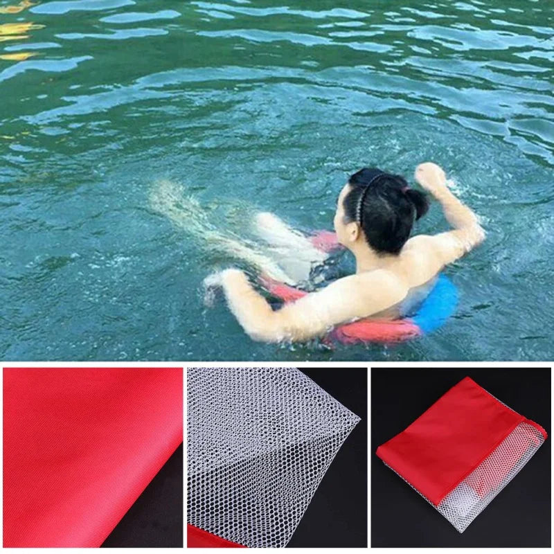 Summer Swimming Net Chair Foldable Floating Row PVC Pool Mattresses