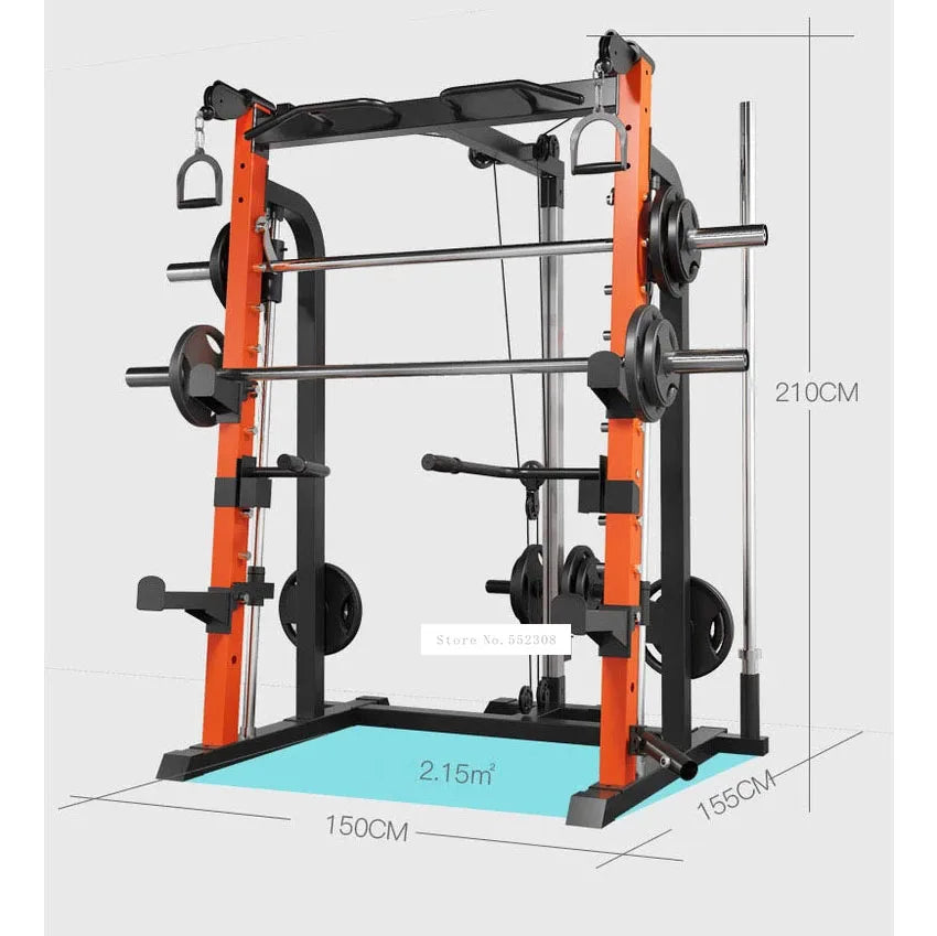 Squat Weightlifting Frame Trainer Chin Up Parallel Bar High Low