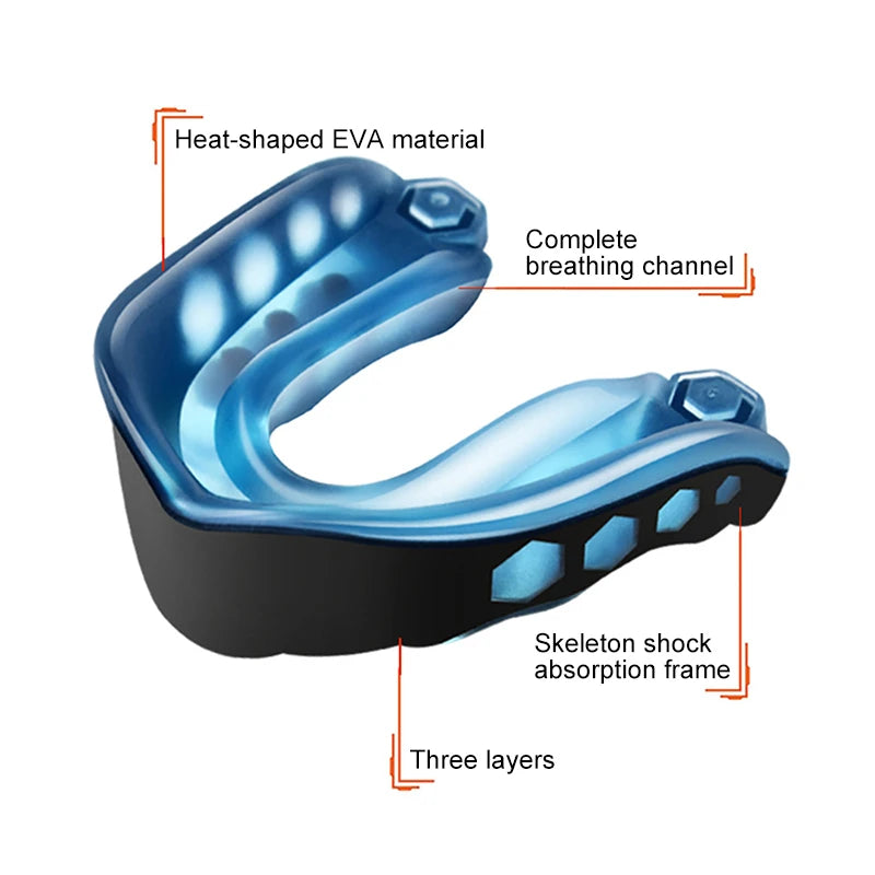 Sports Mouth Guard Tooth Protector Brace EVA Teeth Cap Boxing