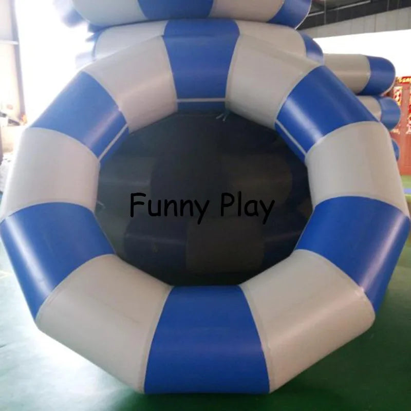 PVC Water Bouncer Jumping Bed with Air Pump for Water Sport Games