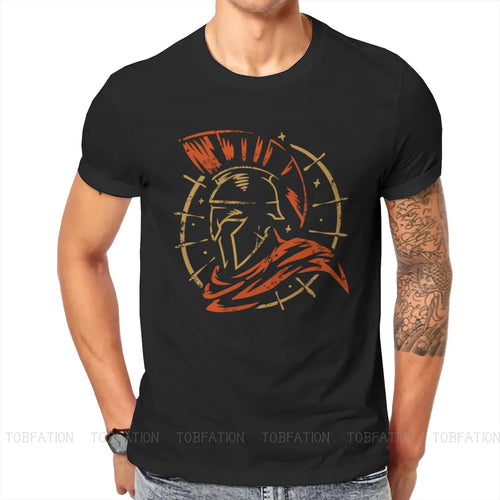 Ancient Greeks Spartan The Warrior T Shirt Men Ofertas Large Ofertas