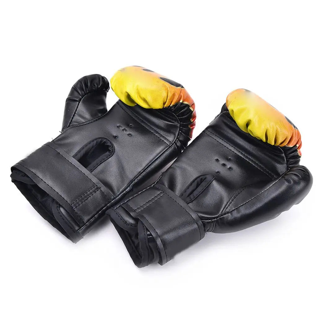 Boxing Glove Leather Kickboxing Protective Glove Kids Children