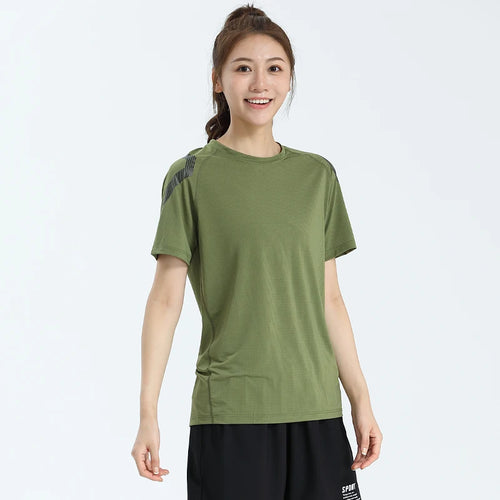 Women Sport Tshirts Casual Gym Yoga Short Sleeves Quick Dry Outdoor