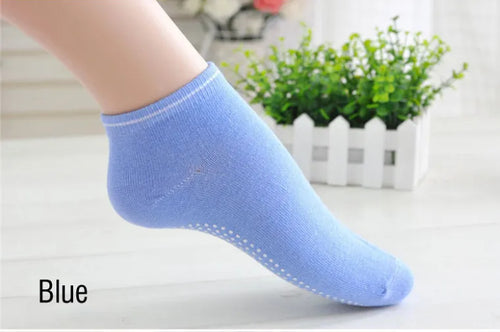 1 Pair Women Yoga Socks Anti slip Silicone Gym Pilates Ballet Socks