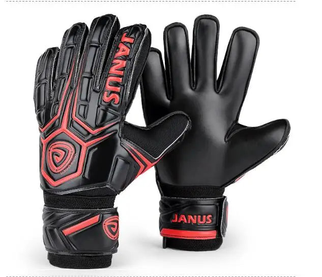 Janus finger protection soccer gloves adult series football goalkeeper