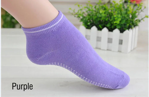 1 Pair Women Yoga Socks Anti slip Silicone Gym Pilates Ballet Socks