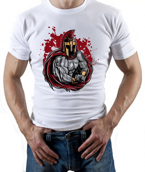 Hot Sale 100% Cotton Spartan Warrior Fighting Martial Arter Workout