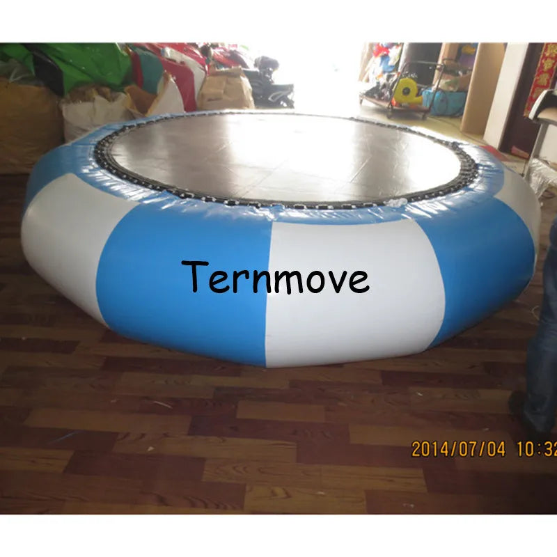 PVC Water Bouncer Jumping Bed with Air Pump for Water Sport Games