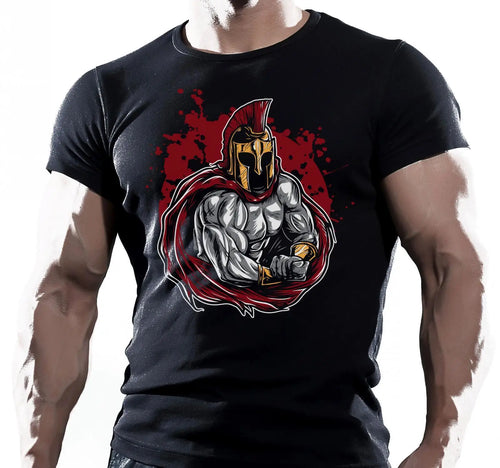 Hot Sale 100% Cotton Spartan Warrior Fighting Martial Arter Workout