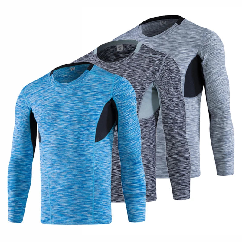 New Autumn Quick Dry Running Shirt Compression Fitness Tight T-Shirt