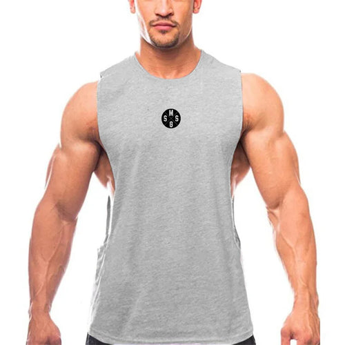 Muscleguys Mens Workout Tank Tops Fitness Bodybuilding Clothing Low