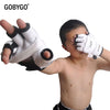 GOBYGO Half Fingers Kids Sandbag Training Boxing Gloves PU Leather