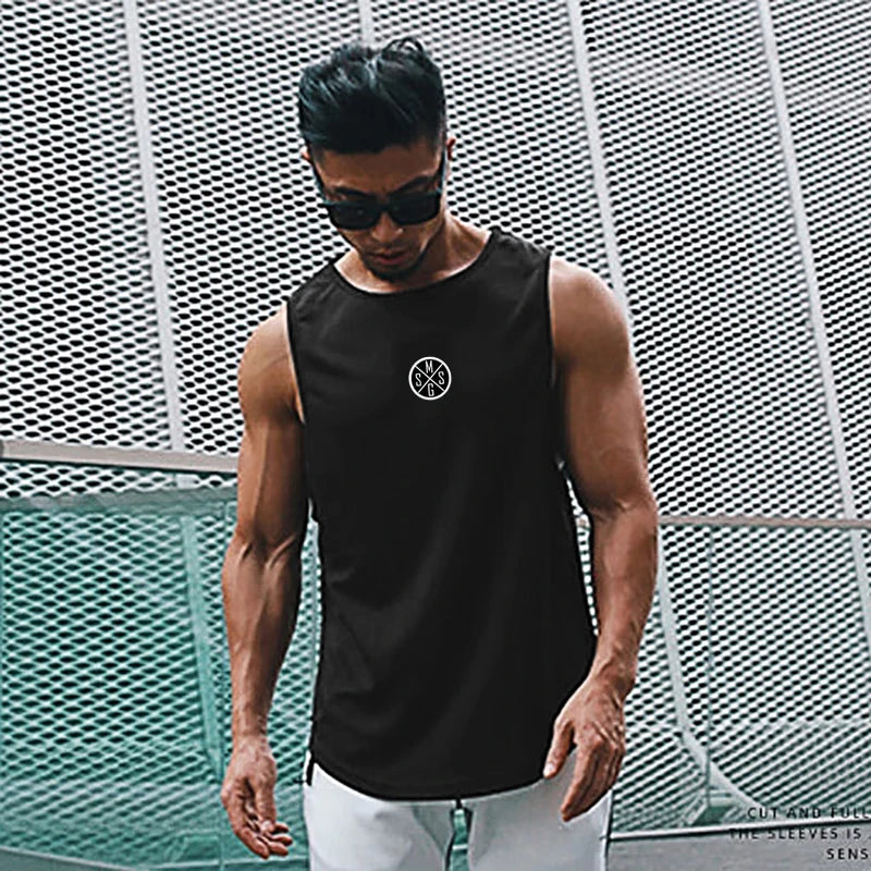 Bodybuilding Vest Men Sports Tank Top Men Gym Clothing Fitness Workout