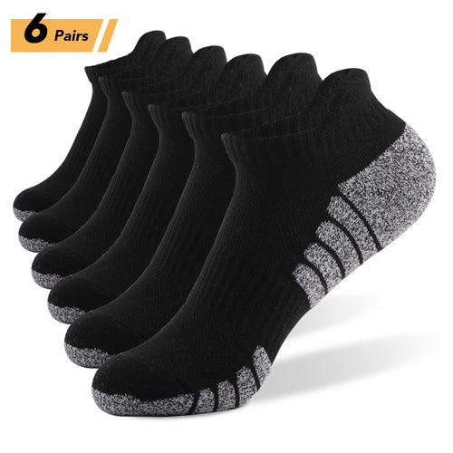 6/12Pairs Sport Ankle Socks Athletic Low-cut Sock Thick Knit Sock