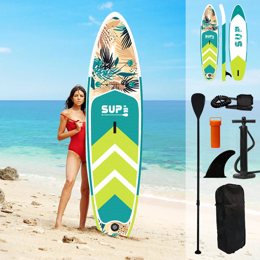 SUP Board 320*81*15cm Surfboard Stand Up Inflatable Paddle Surf Board