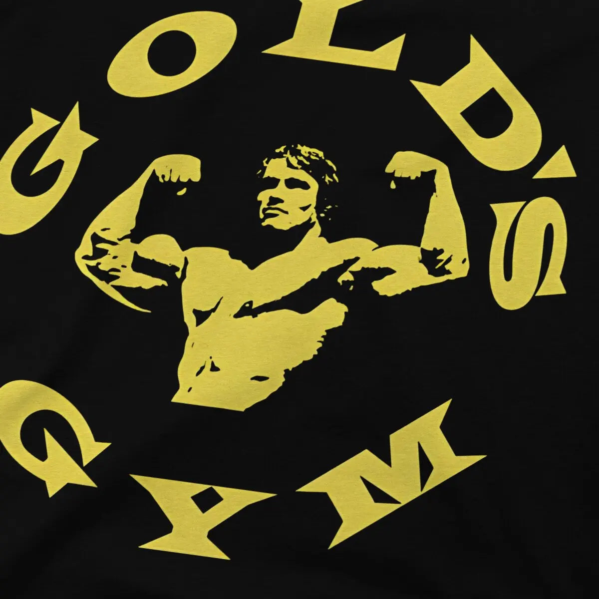 Arnold Schwarzenegger Golds Gym Print T Shirt Goth Men's Tees Summer