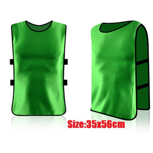 Adults Kids Soccer Pinnies Quick Drying Basketball Football Rugby Team