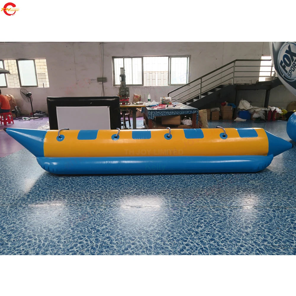 Free Air Shipping to Door 6 seats  Inflatable Water Sport Toy Banana