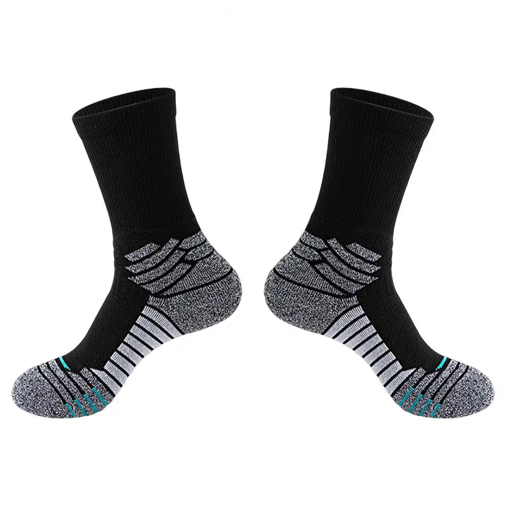 Wear-resistant 1 Pair Cozy Autumn Winter Long Socks Sport Wear Soft