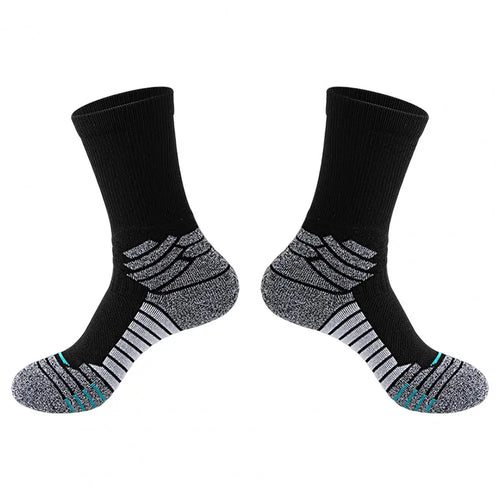 Wear-resistant 1 Pair Cozy Autumn Winter Long Socks Sport Wear Soft