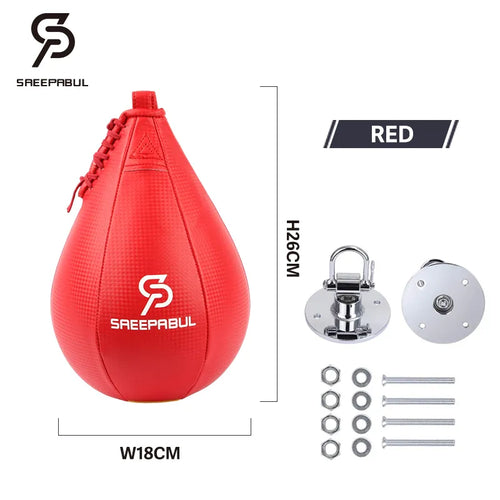 Free Shipping Swivel+Speed Ball Fitness Boxing Pear Speed Ball Set