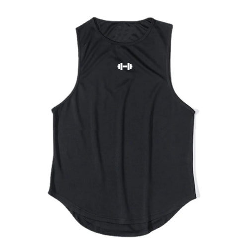 Gym Tank Top Men Summer Sportswear Mesh Quick Dry Bodybuilding