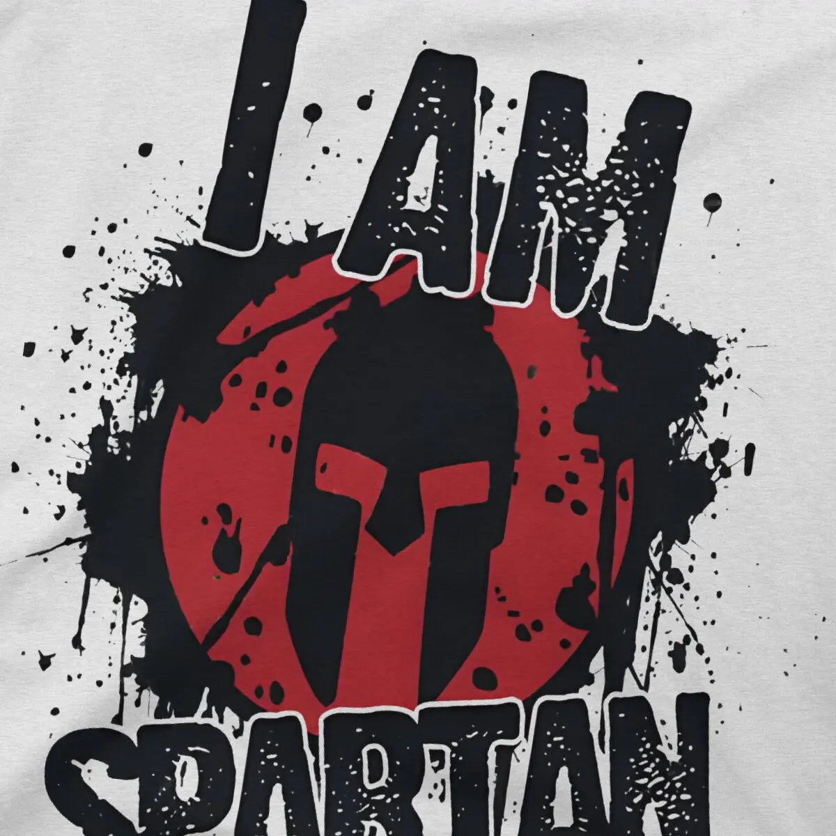 Spartan Man TShirt I Am Spartan Distinctive T Shirt Graphic