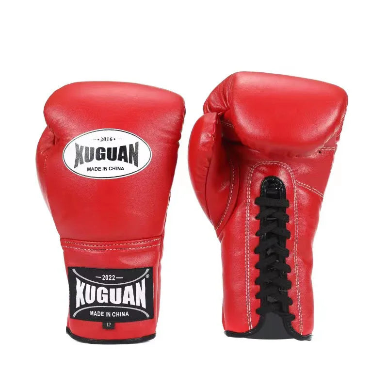 6/8/10/12/14oz Boxing Glove High Quality PU Tether MMA Muay Thai