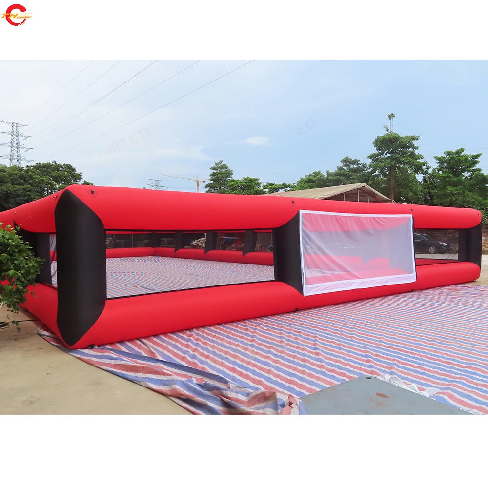 Free Shipping 20x10m/15x8m/12x6m Giant Inflatable Football Pitch