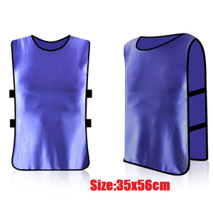 Adults Kids Soccer Pinnies Quick Drying Basketball Football Rugby Team