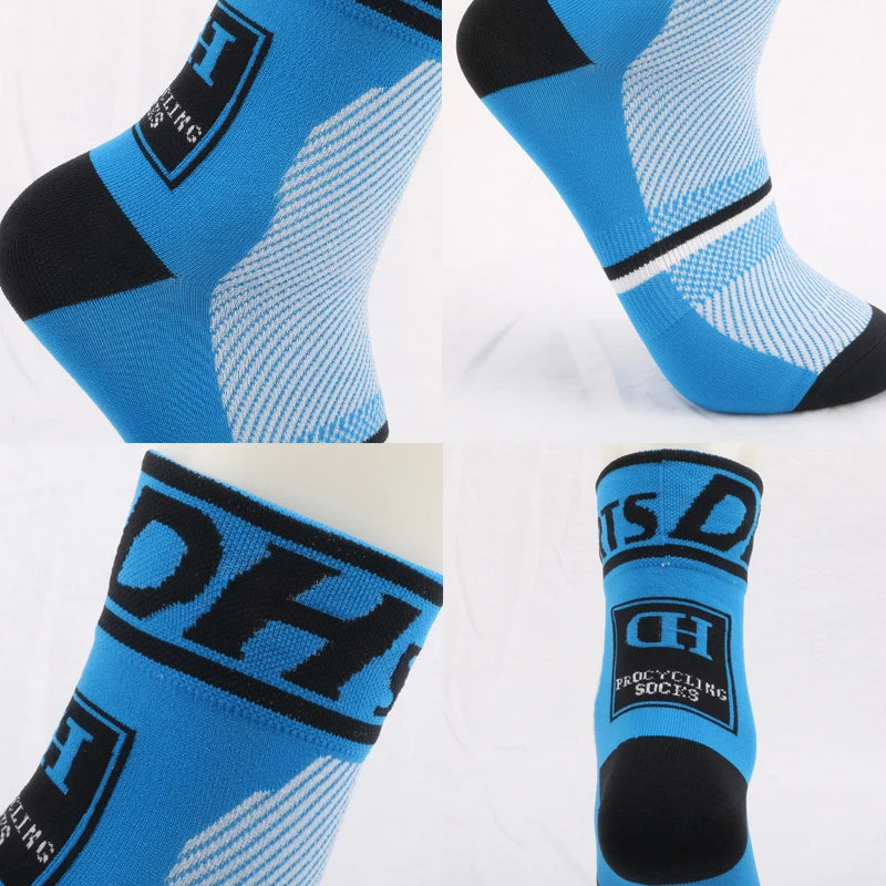 High Soft Quality Spandex Socks Men and Cycling Women Professional