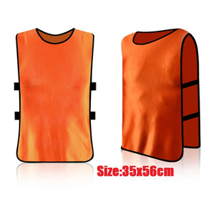 Adults Kids Soccer Pinnies Quick Drying Basketball Football Rugby Team