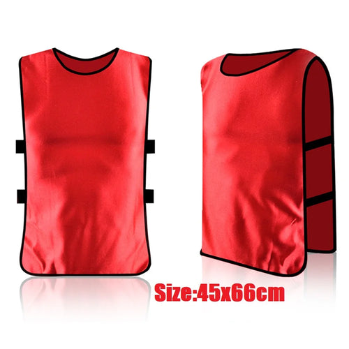 Adults Kids Soccer Pinnies Quick Drying Basketball Football Rugby Team