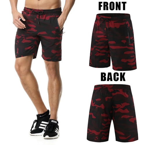 Mens Running Shorts Gym Wear Fitness Workout Shorts Men Sport Short