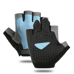 Half Finger Gel Weight Lifting Gloves Men Women Breathable Anti-slip