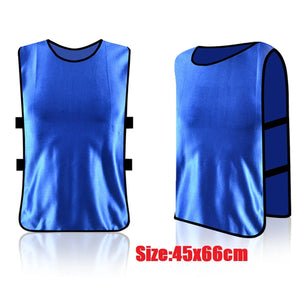 Adults Kids Soccer Pinnies Quick Drying Basketball Football Rugby Team