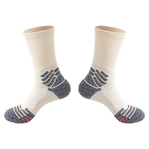 Wear-resistant 1 Pair Cozy Autumn Winter Long Socks Sport Wear Soft